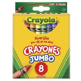 Crayones Jumbo Set 8 Unidades
